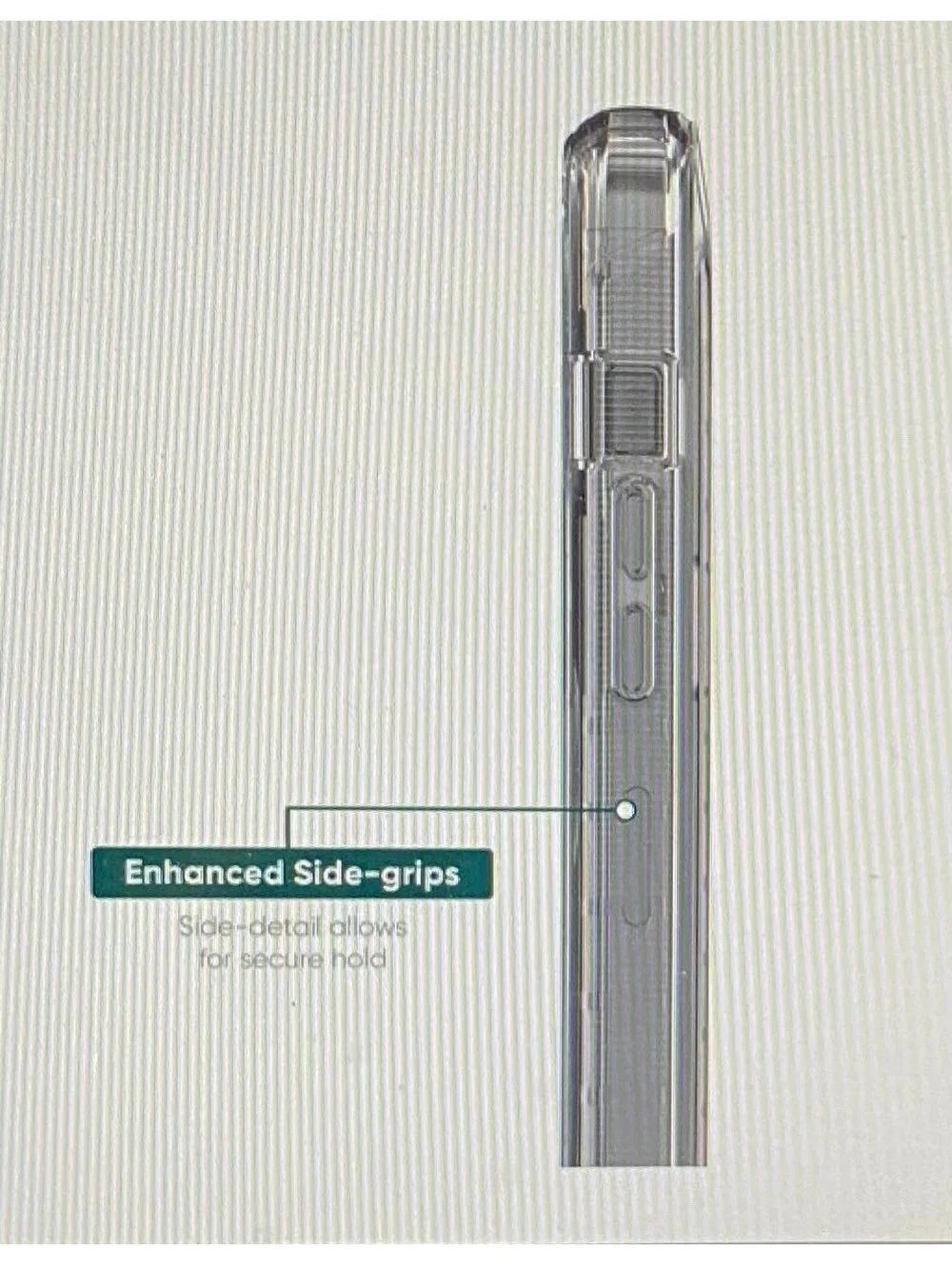 Onn Rugged Case for iPhone 13/12 Pro Max Clear